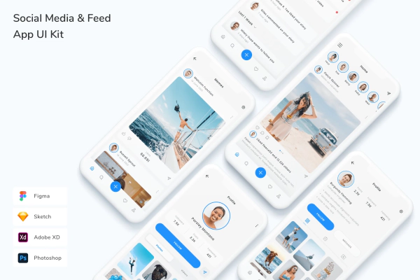 Social Media & Feed App UI Kit
