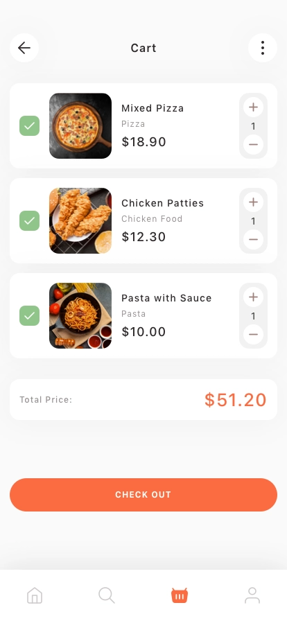 Fastfood Delivery Mobile App UI Kit - Screenshot 5