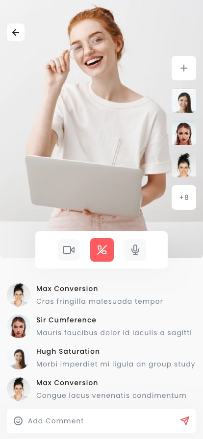 Group Study & Lesson Mobile App UI Kit - Screenshot 4