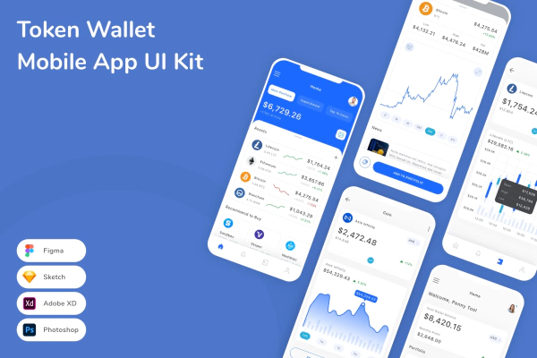 Token Wallet Mobile App UI Kit