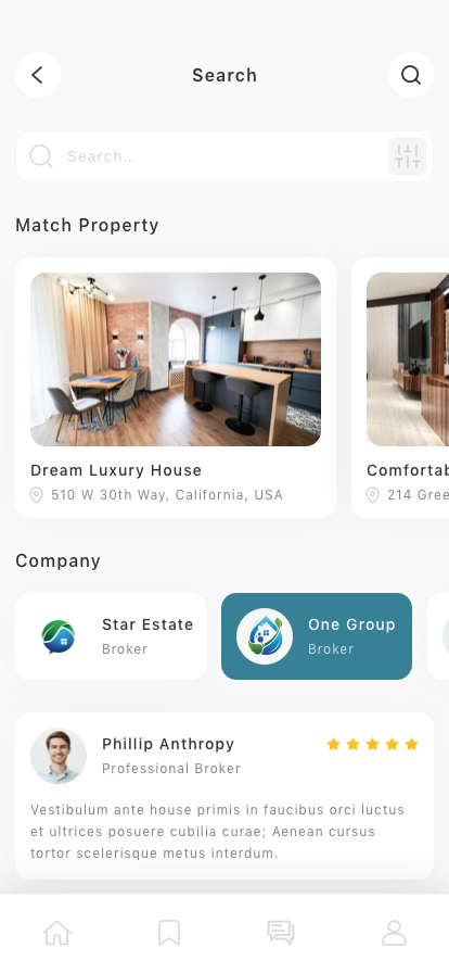 Real Estate Mobile App UI Kit - Screenshot 3