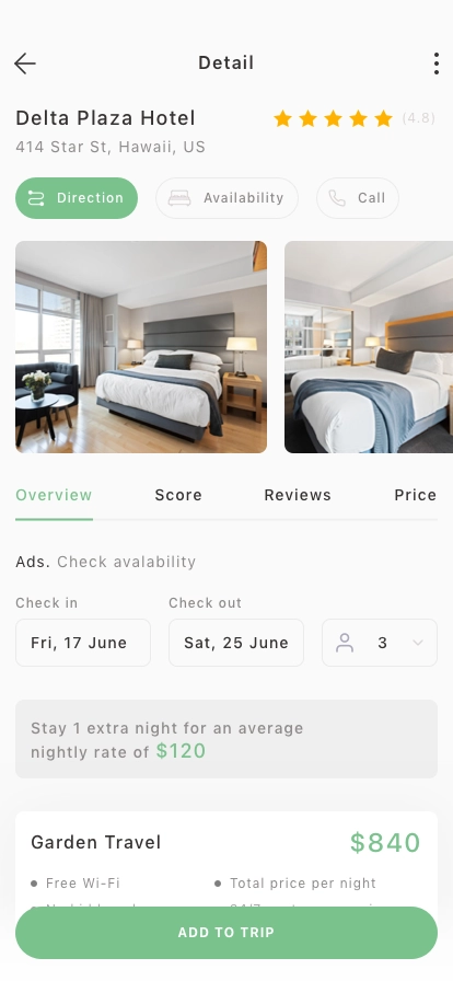 City Guide Mobile App UI Kit - Screenshot 2