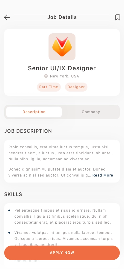 Freelancer Finder Mobile App UI Kit - Screenshot 5