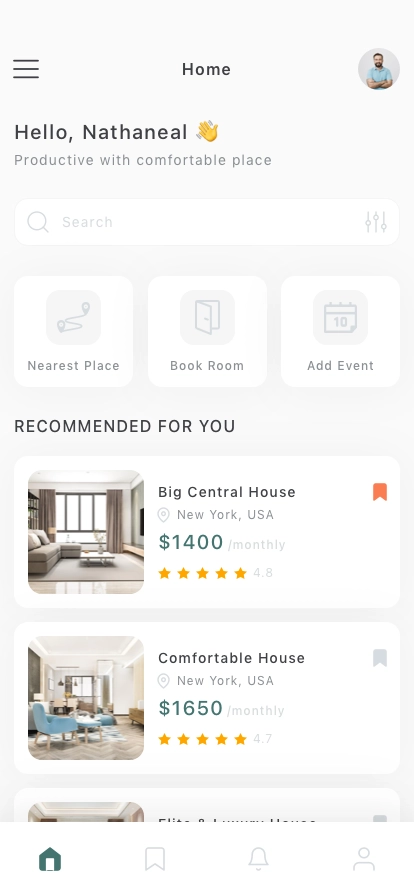 Home Search Mobile App UI Kit - Screenshot 1