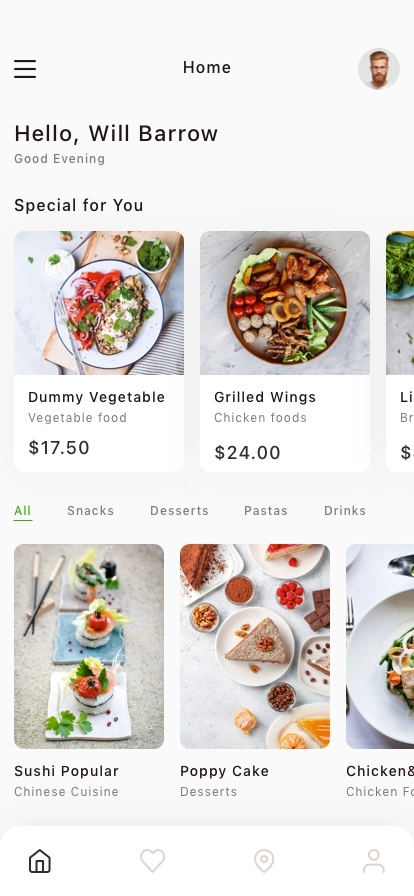 Food Delivery Mobile App UI Kit - Screenshot 2