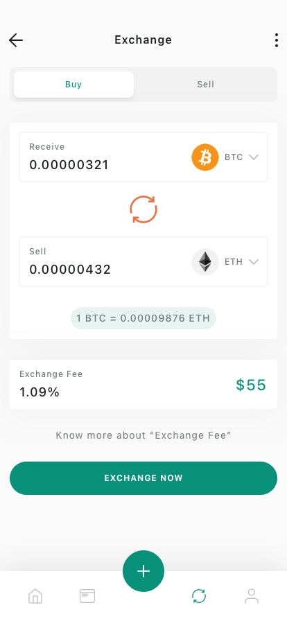 Cryptocurrency Wallet App UI Kit - Screenshot 4