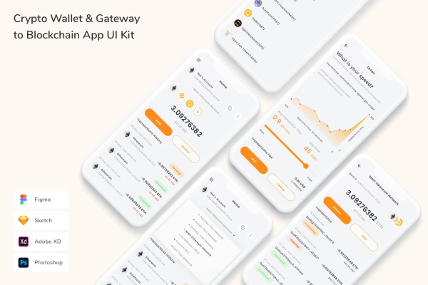Crypto Wallet & Gateway to Blockchain App UI Kit