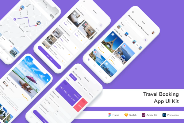 Travel Booking App UI Kit