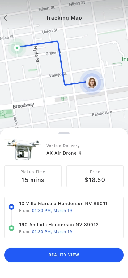 Drone Package Delivery App UI Kit - Screenshot 5