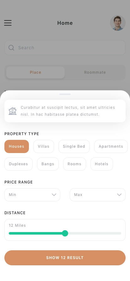 Home Rental Mobile App UI Kit - Screenshot 3