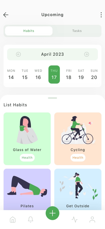 Habit Tracker Mobile App UI Kit - Screenshot 4