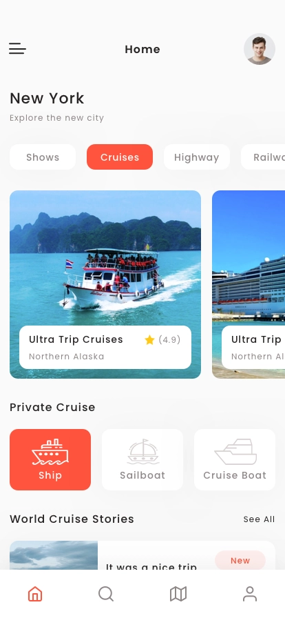 Trip & Travel App UI Kit - Screenshot 1