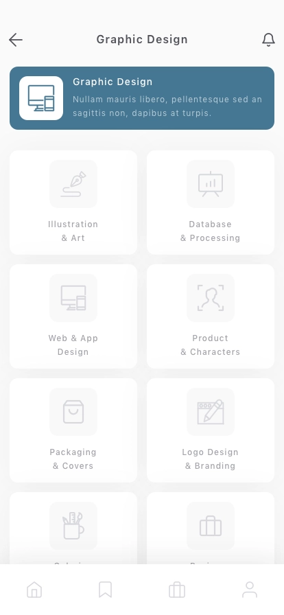 Freelance Mobile App UI Kit - Screenshot 3