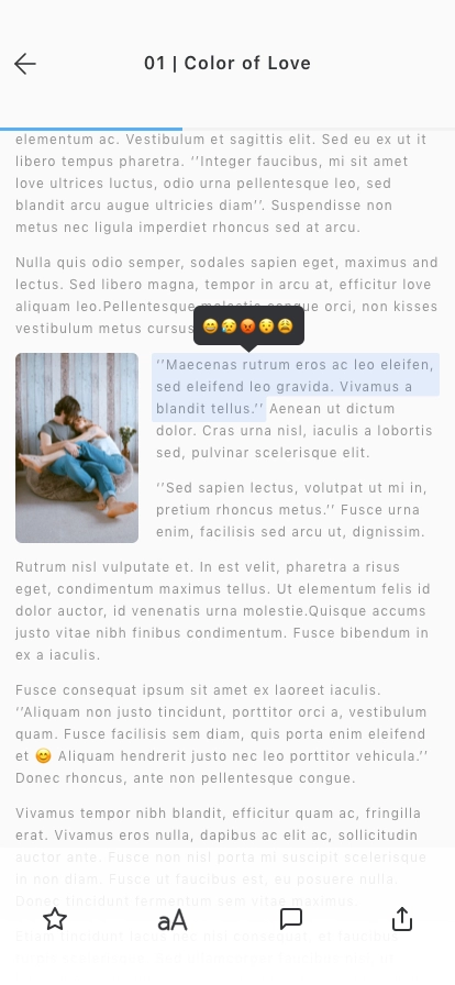 Online Book Reader Mobile App UI Kit - Screenshot 5