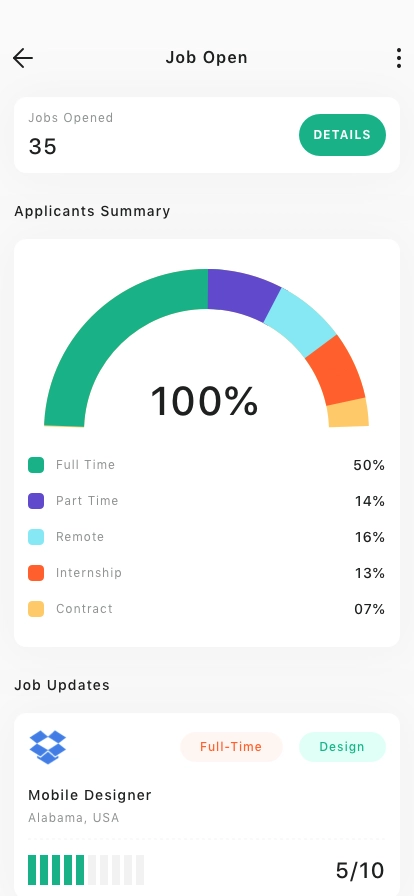 Job & Hiring App UI Kit - Screenshot 5