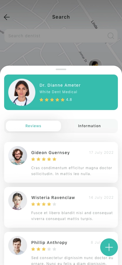 Dental Doctor Mobile App UI Kit - Screenshot 3