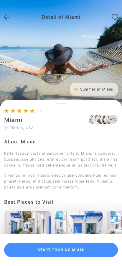 Travel Mobile App UI Kit - Screenshot 3