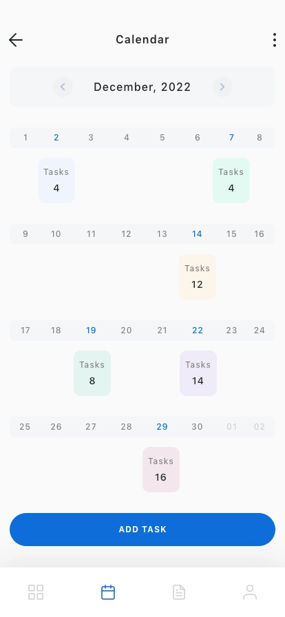 Project Management Mobile App UI Kit - Screenshot 3