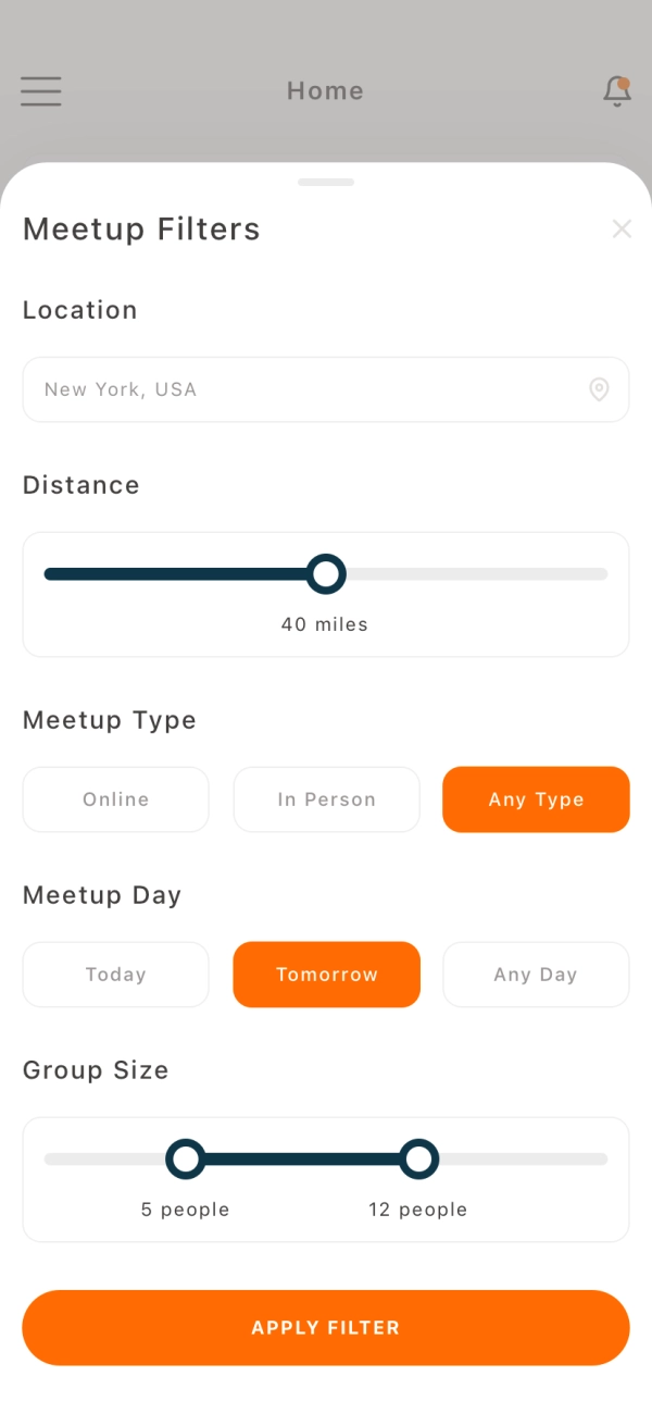 Meetup Mobile App UI Kit - Screenshot 2