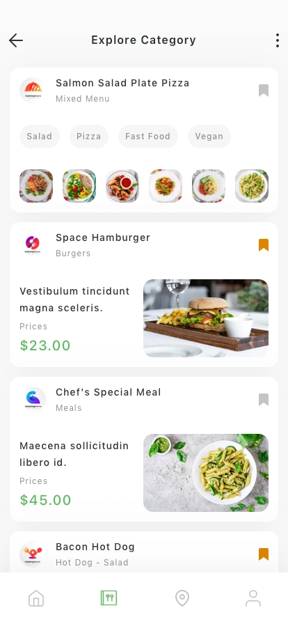 Food Delivery Mobile App UI Kit - Screenshot 2