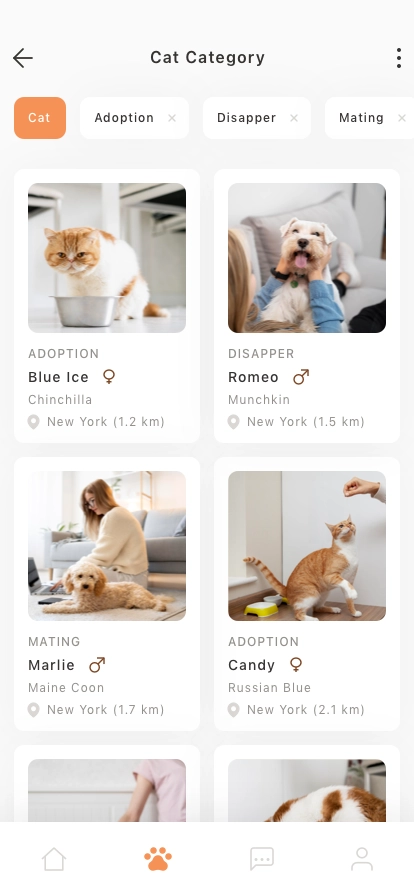 Pet Adoption Mobile App UI Kit - Screenshot 2