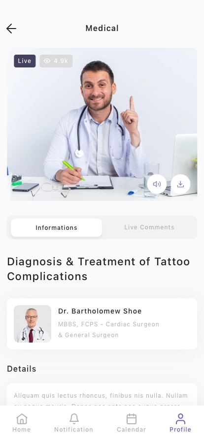 Medical Mobile App UI Kit - Screenshot 5