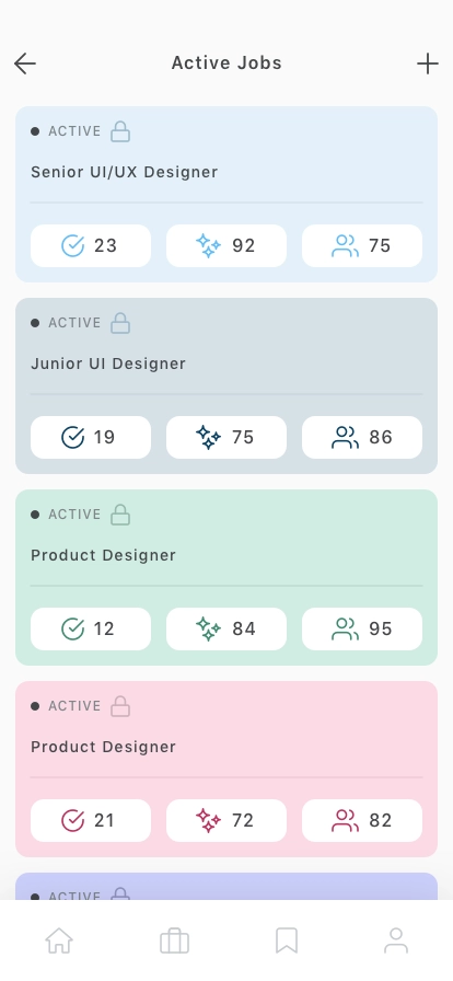 Job Hiring Mobile App UI Kit - Screenshot 3