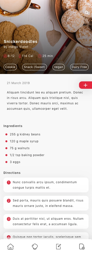 Recipes and Food Plan App UI Kit - Screenshot 17