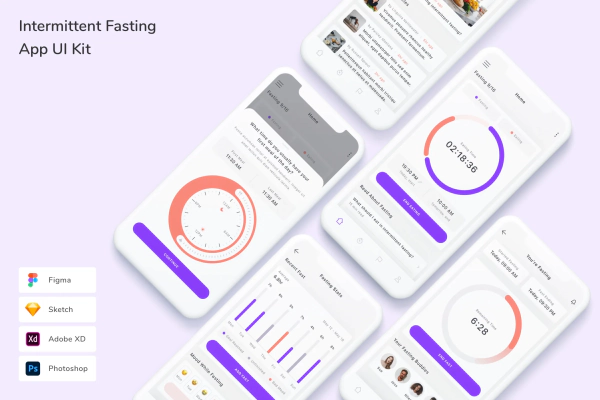 Intermittent Fasting App UI Kit