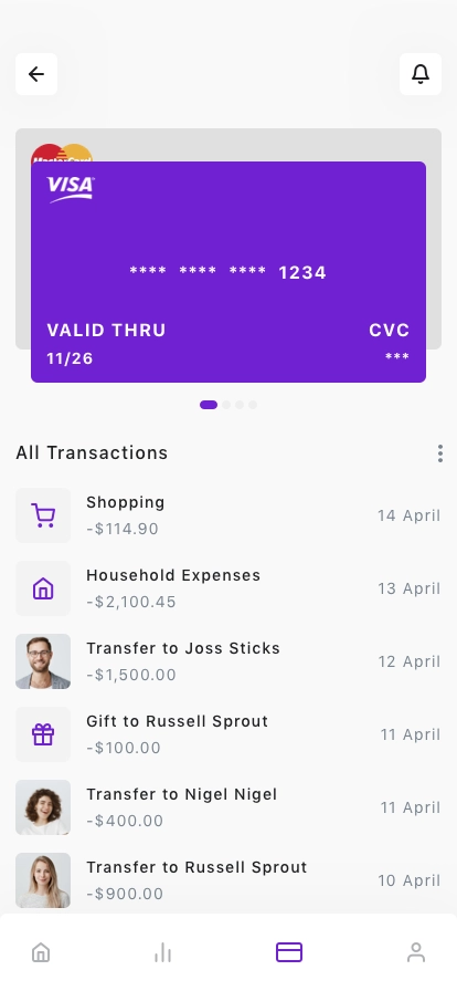 Fintech & Finance Mobile App UI Kit - Screenshot 3