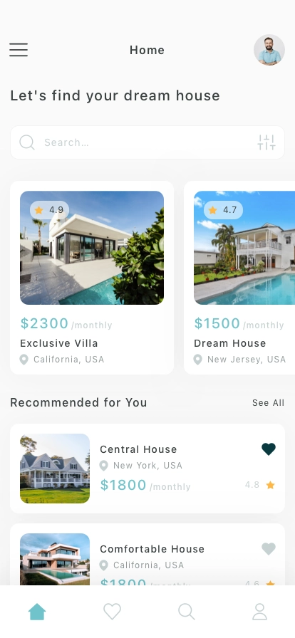 Real Estate Mobile App UI Kit - Screenshot 1