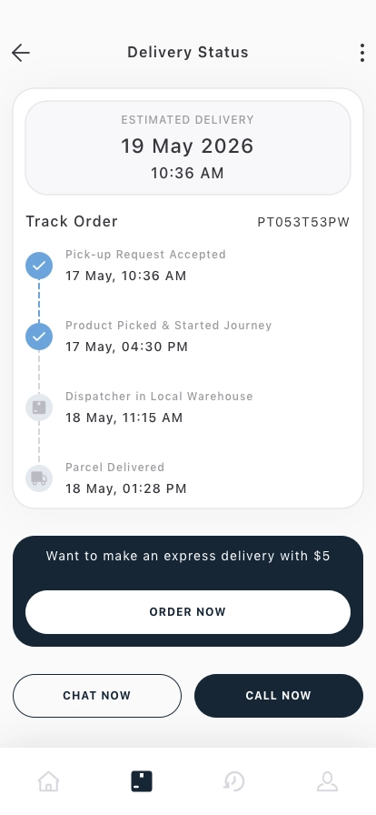 Package Tracking Mobile App UI Kit - Screenshot 5
