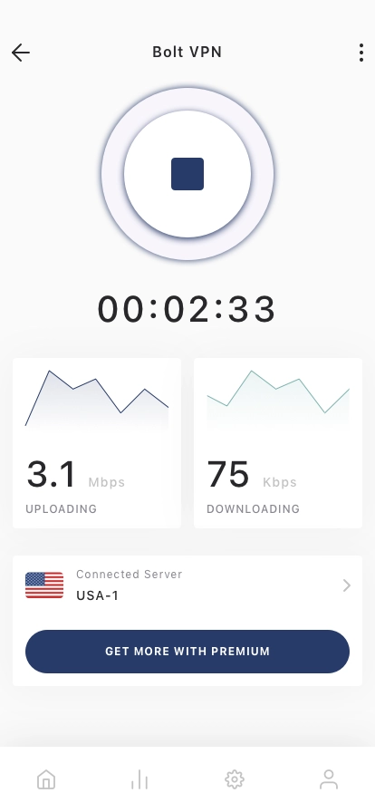 VPN Concept Mobile App UI Kit - Screenshot 2