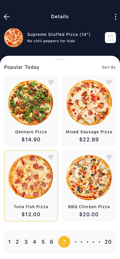Pizza Delivery Mobile App UI Kit - Screenshot 5