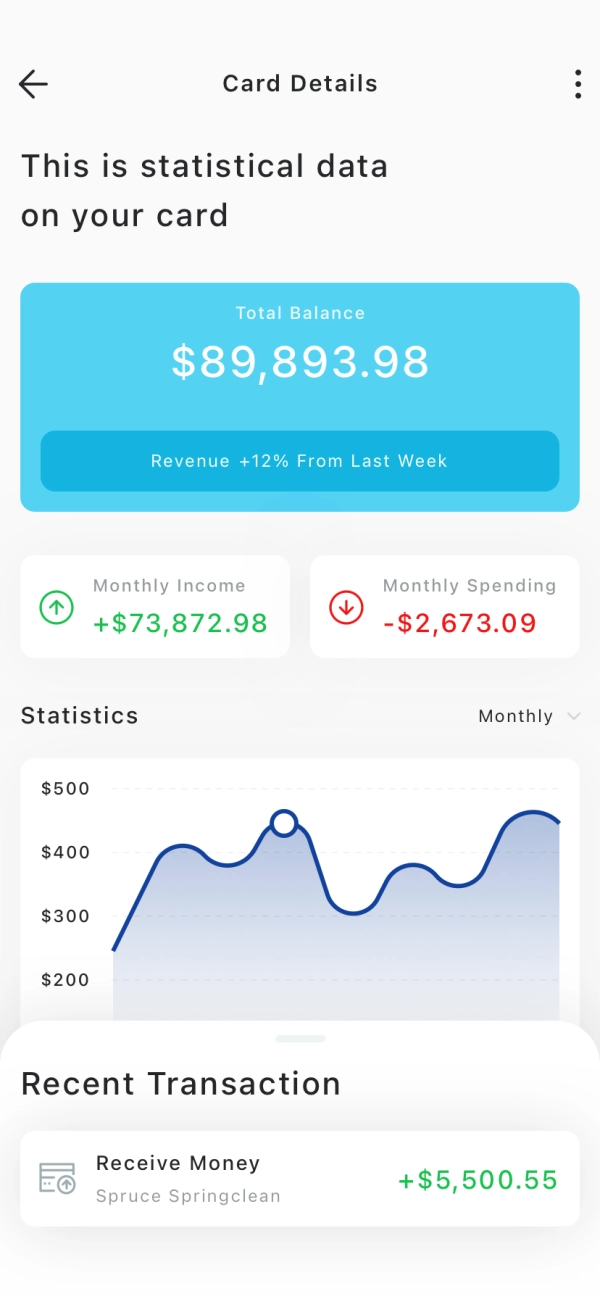 Banking Mobile App UI Kit - Screenshot 3