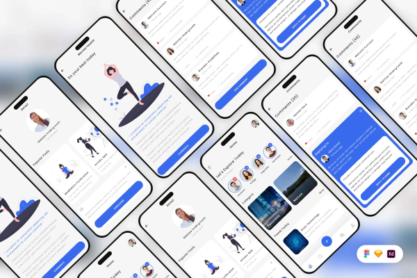 Blog & CMS Mobile App UI Kit