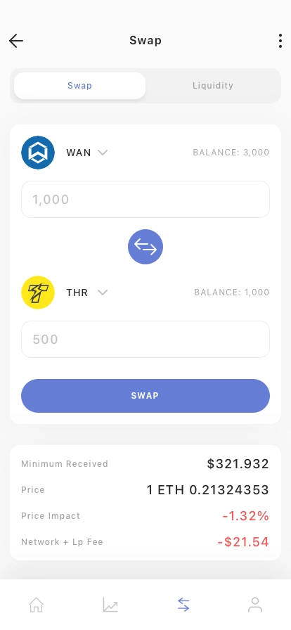 DeFi Trading Mobile App UI Kit - Screenshot 5