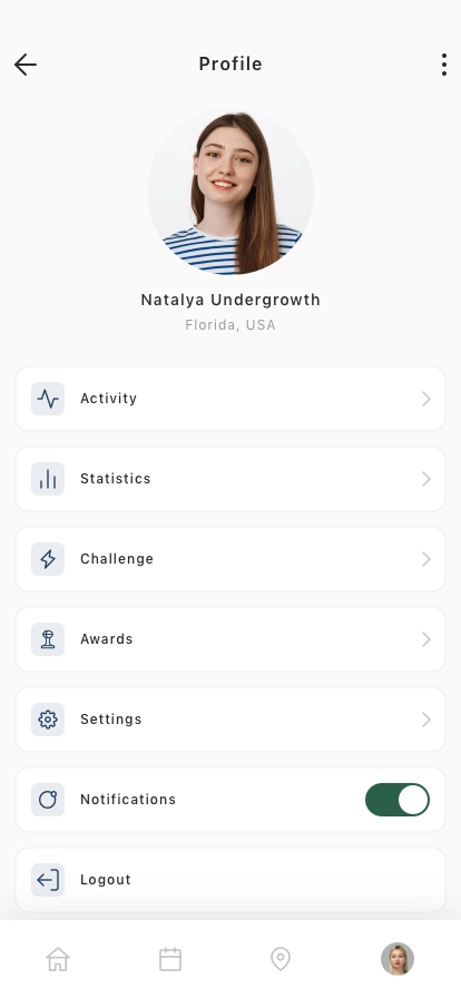 Action Tracker Mobile App UI Kit - Screenshot 5