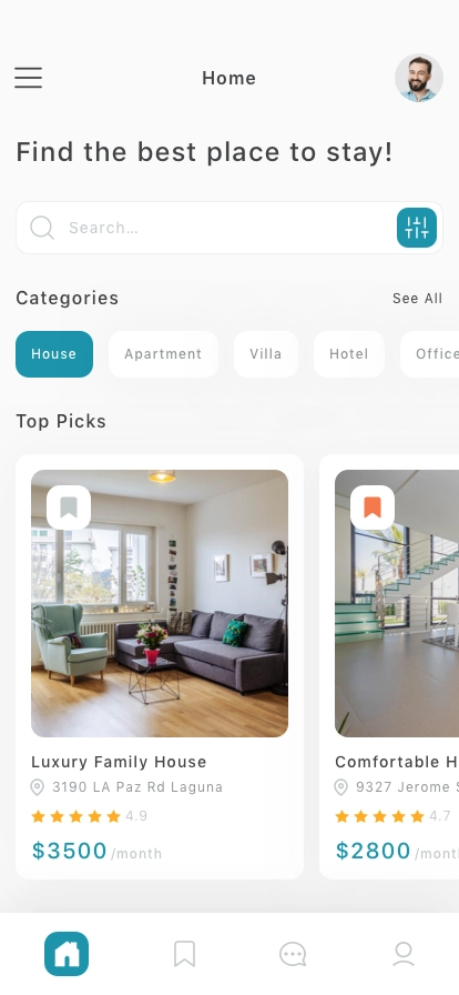 Property Mobile App UI Kit - Screenshot 1