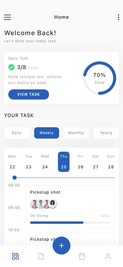 Task Management App UI Kit - Screenshot 1