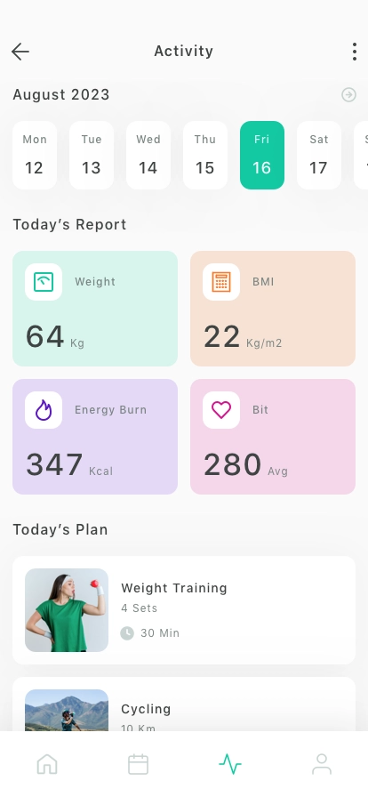 Workout Mobile App UI Kit - Screenshot 3
