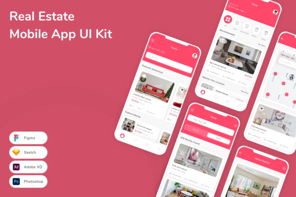 Real Estate Mobile App UI Kit