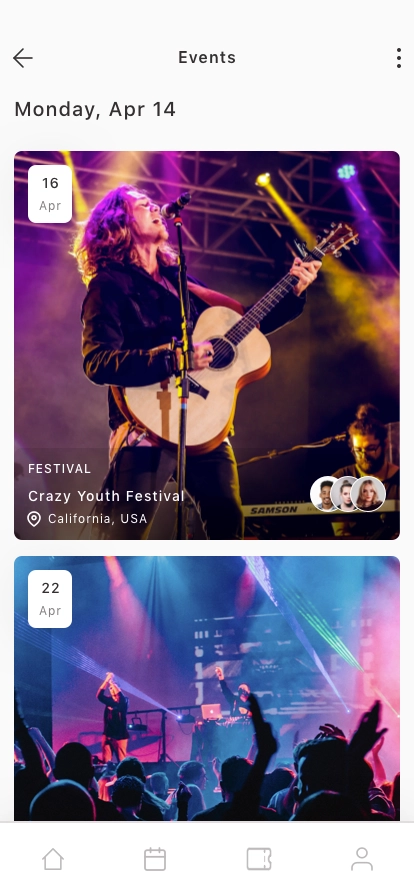 Festival & Event App UI Kit - Screenshot 2