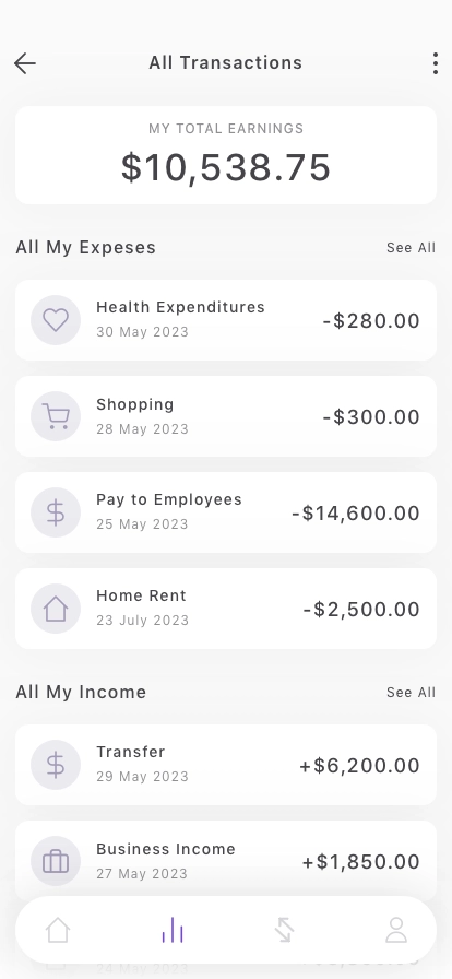 Financial Mobile App UI Kit - Screenshot 4