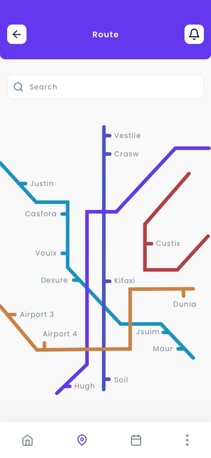 Subway & Metro App UI Kit - Screenshot 2