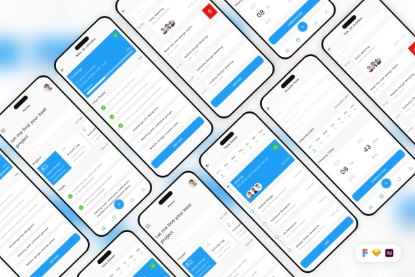 Task Management Mobile App UI Kit
