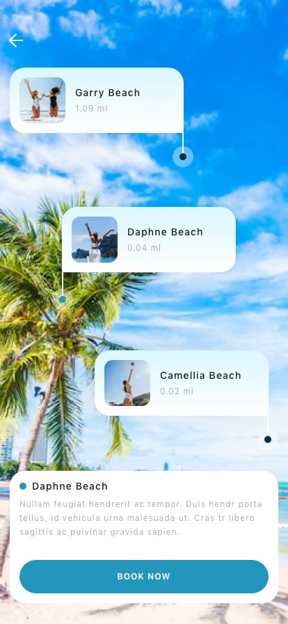 Travel & Trip Mobile App UI Kit - Screenshot 4