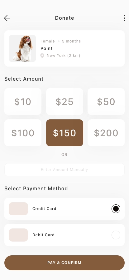 Pet Adoption Mobile App UI Kit - Screenshot 4