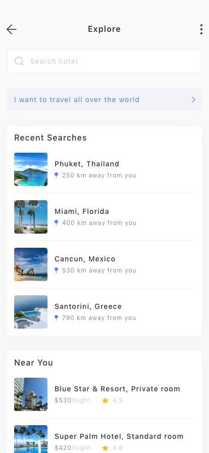 Hotel Booking Mobile App UI Kit - Screenshot 5