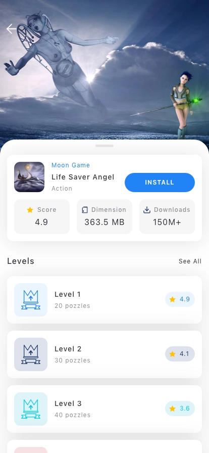 Game Store Mobile App UI Kit - Screenshot 5